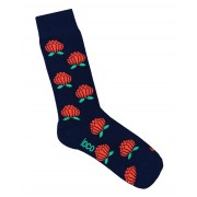 Waratah Socks - Navy